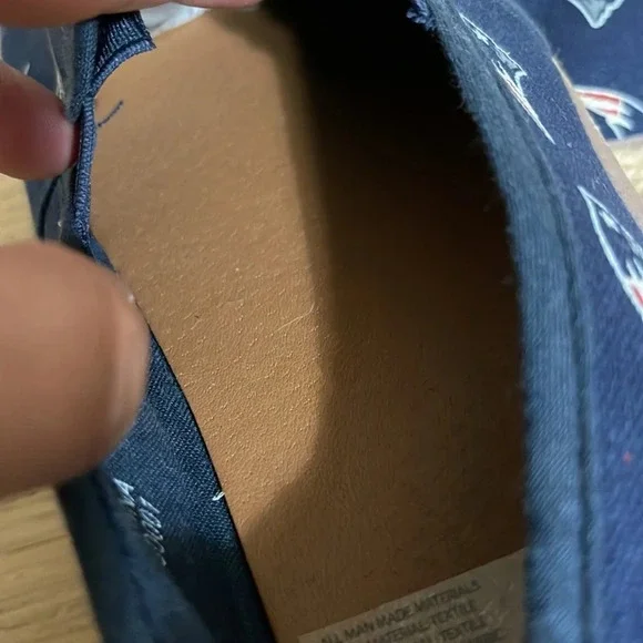 FOCO NFL Women's New England Patriots Espadrille Canvas flats size Large (9/10) - Picture 13 of 16